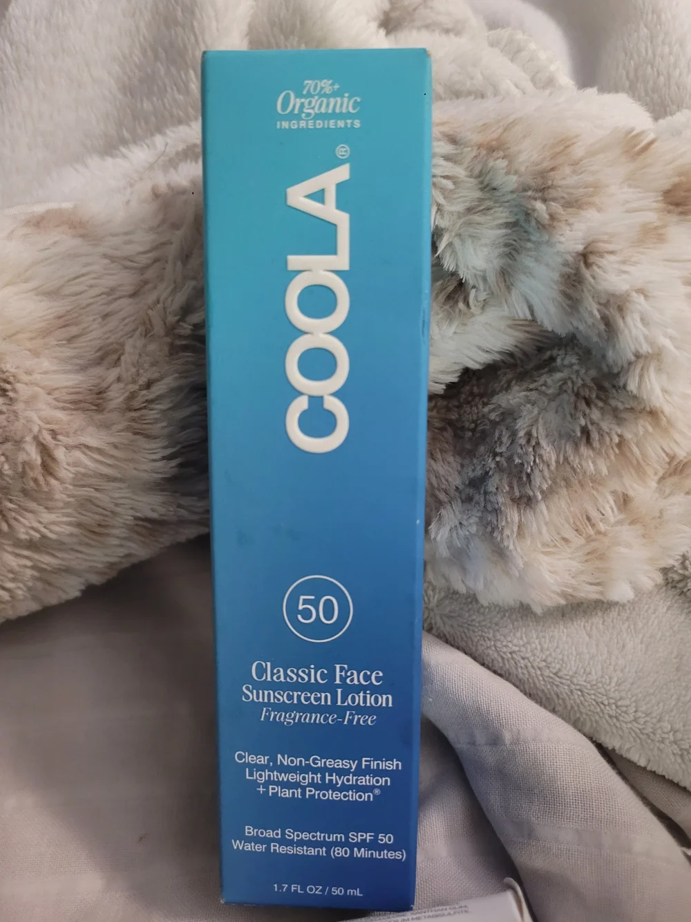 Coola Face Sunscreen SPF 50 1.7oz & The Ordinary Lash Brow Serum 5ml Bundle